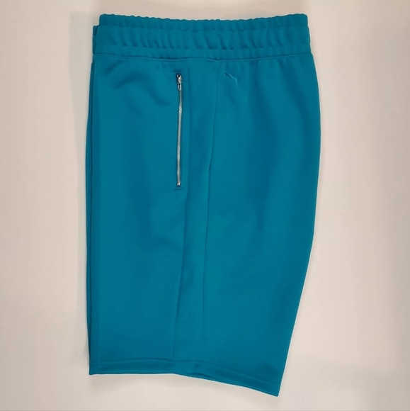 Puma x TMC Mens Size XXL Hustle Way Bermuda Shorts Nipsey Hussle Teal 531215-01 - Picture 1 of 12